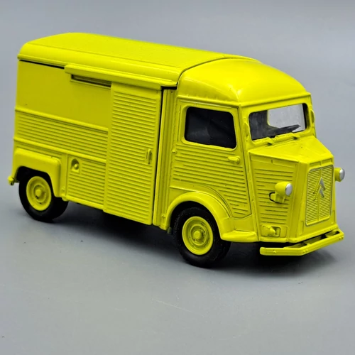 Citroen Type H teherautó sárga Welly retró autó modell