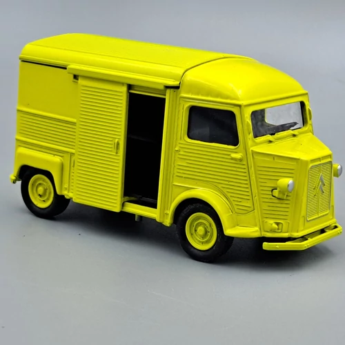 Citroen Type H teherautó sárga Welly retró autó modell