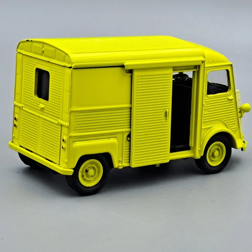 Citroen Type H teherautó sárga Welly retró autó modell
