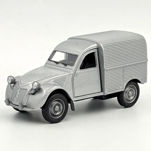  Citroen 2CV Furgon szürke Welly retró modellautó játékautó
