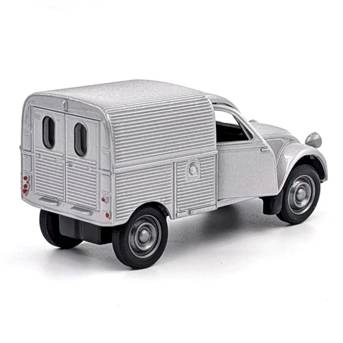  Citroen 2CV Furgon szürke Welly retró modellautó játékautó