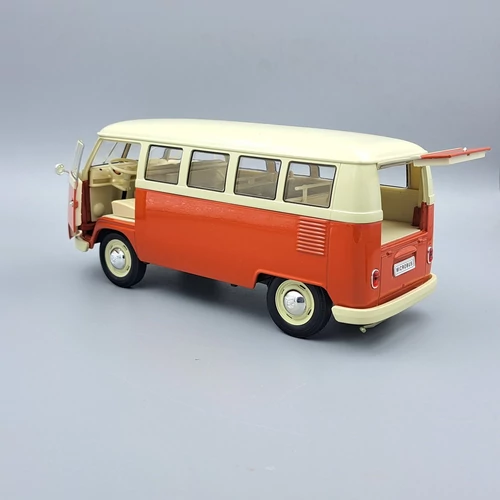 Volkswagen T1 Bus 1963 1:18 Welly retró modell autó