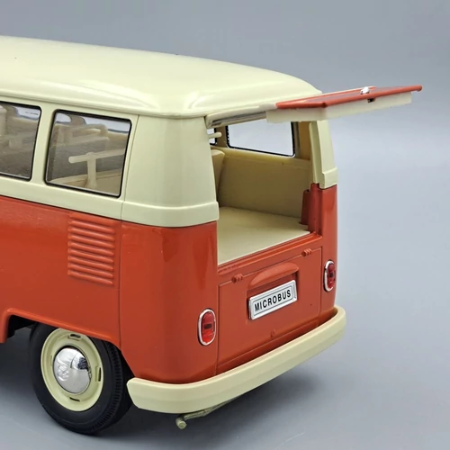 Volkswagen T1 Bus 1963 1:18 Welly retró modell autó