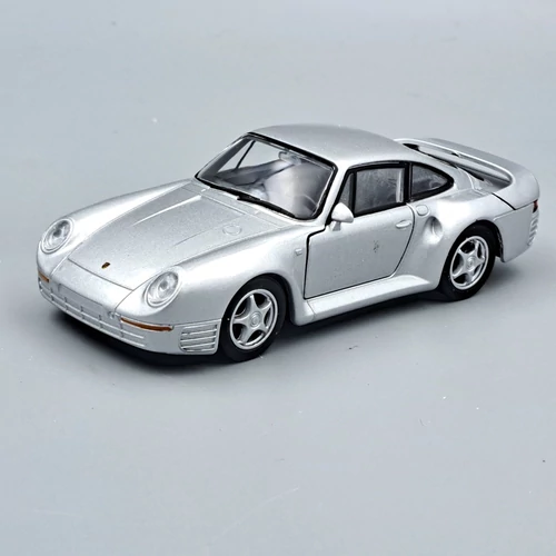 Porsche 959 Welly modellautó ezüst