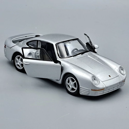 Porsche 959 Welly modellautó ezüst