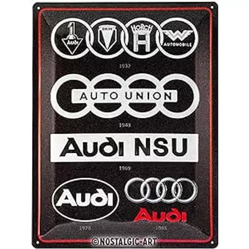 Nostalgic Art fém tábla Audi logo