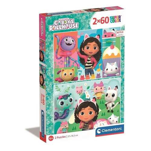 Gabi babaháza puzzle 2x60 db Meadow