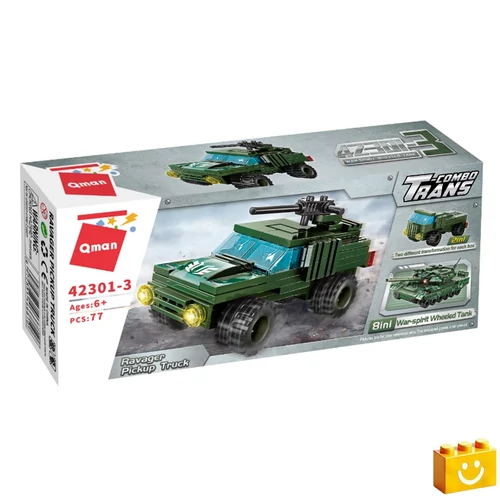Háborús tank építőjáték 8in1 2