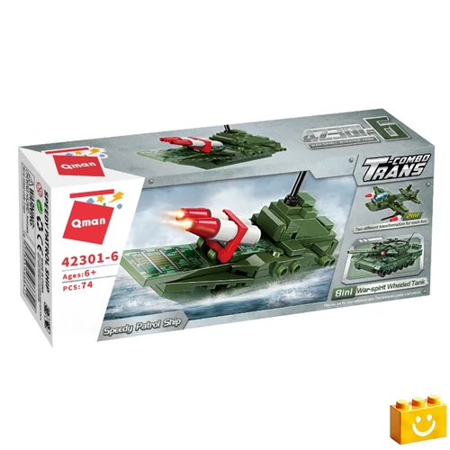 Háborús tank építőjáték 8in1 2