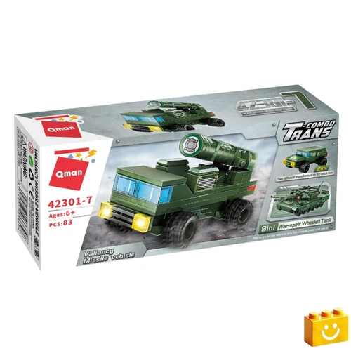 Háborús tank építőjáték 8in1 2