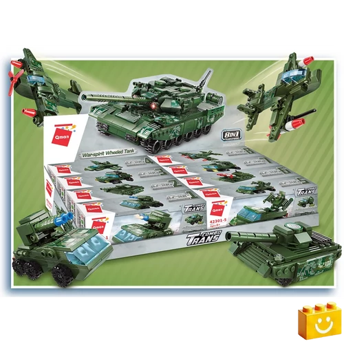Háborús tank építőjáték 8in1 2