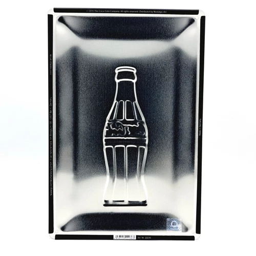 Fém Tábla - Coca-Cola Fekete