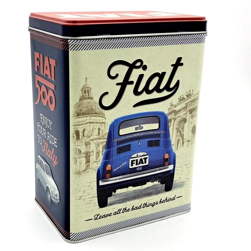 Nostalgic-Art Fémdoboz - Fiat 500 