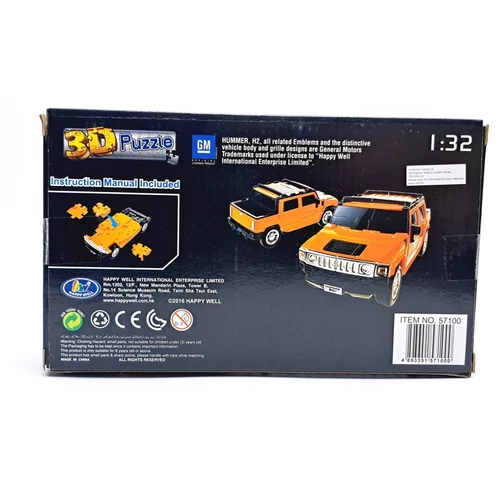 Hummer H2 3D Puzzle 70db-os