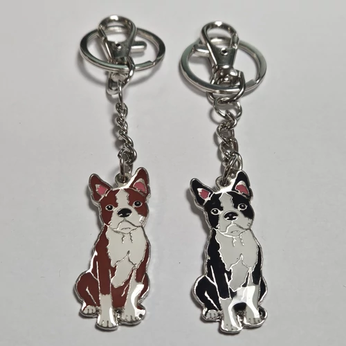 Kutyás Kulcstartó - Boston Terrier