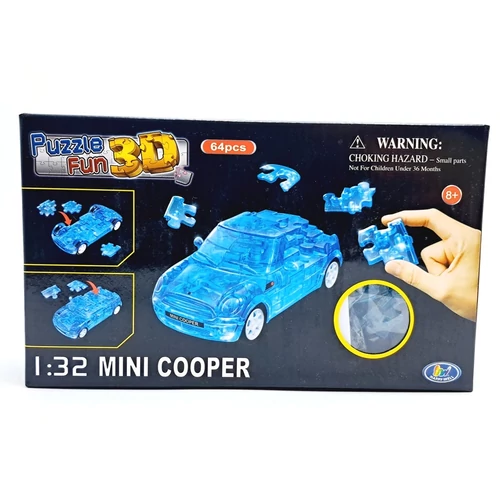 Mini Cooper 3D Puzzle 64DB-os