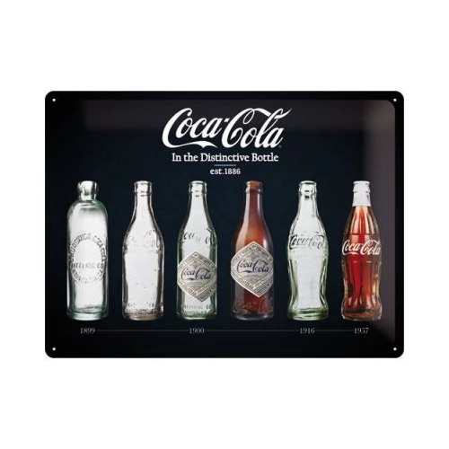 Nostalgic Art fém tábla Coca-Cola üvegek