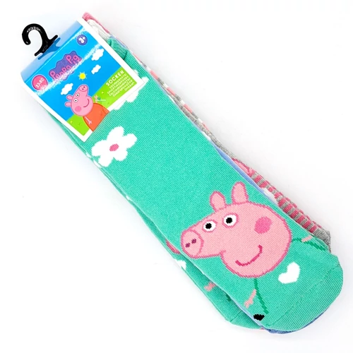 Peppa malacos zokni lányoknak 23-26