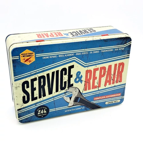 Nostalgic-Art Lapos Fémdoboz - Service & Repair