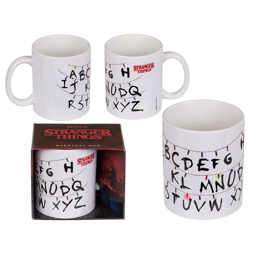 Stranger Things karácsonyi izzós bögre