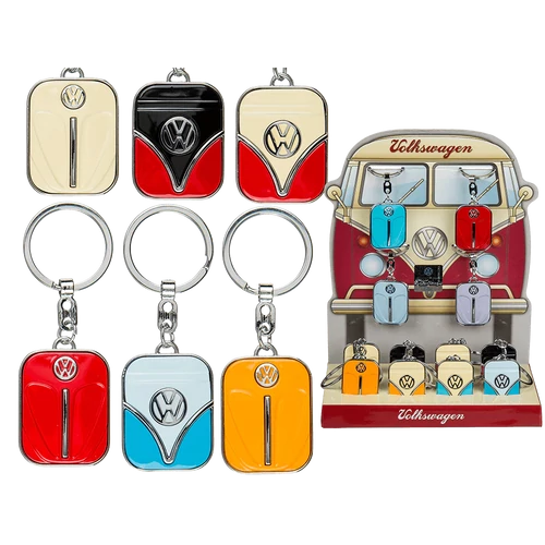 Volkswagen T1 retró fém kulcstartó