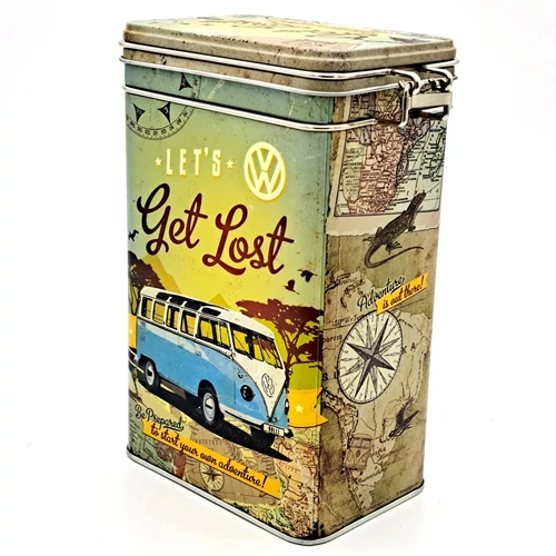 Csatos Fémdoboz - Volkswagen T1 Get Lost Nostalgic-Art