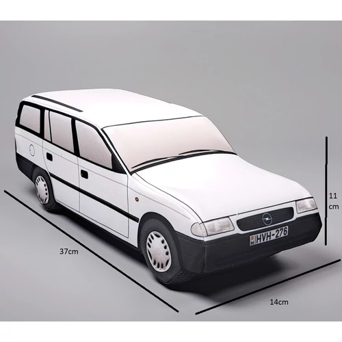 Plüss Opel Astra F Kombi Fehér