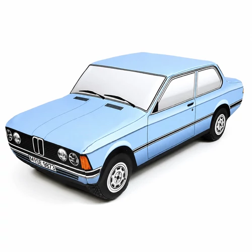 Plüss BMW 3-as sorozat E21 "Duplalámpás"