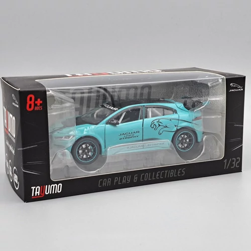Jaguar I-Pace E-Trophy 1:32 Tayumo kék modell autó