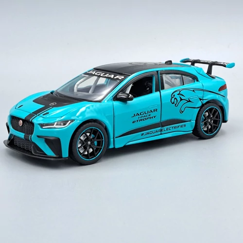 Jaguar I-Pace E-Trophy 1:32 Tayumo kék modell autó