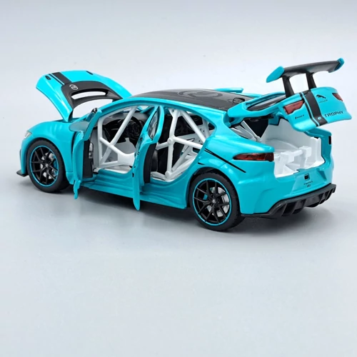 Jaguar I-Pace E-Trophy 1:32 Tayumo kék modell autó