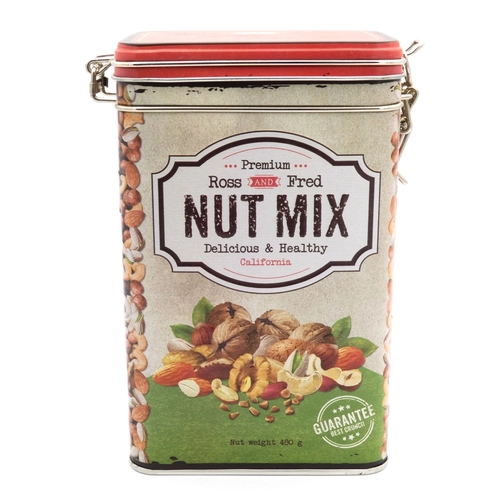 Csatos Fémdoboz - Premium Nut Mix