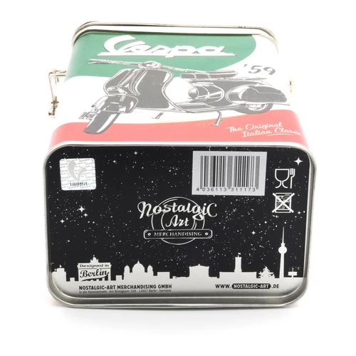 Csatos Fémdoboz - Vespa Italien Classic