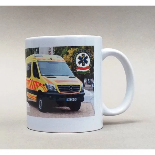 Retró Bögre - Mercedes Sprinter Mentő