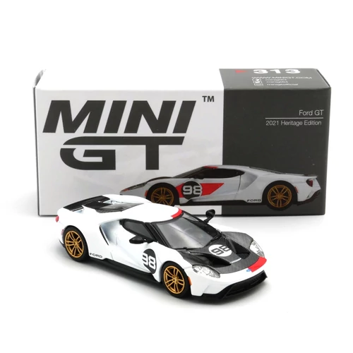 Ford GT 2021 1:64 (MiniGT 313) Modell Autó