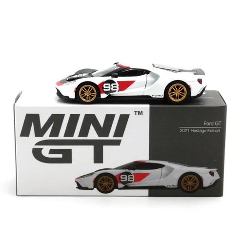 Ford GT 2021 1:64 (MiniGT 313) Modell Autó