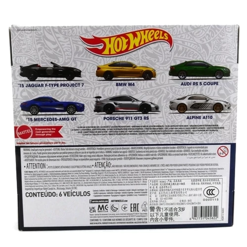 Hot Wheels Autóválogatás 1:64 (6db)