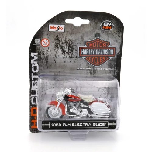  Harley Davidson FLH Electra Glide 1968 1:24 Motor 2