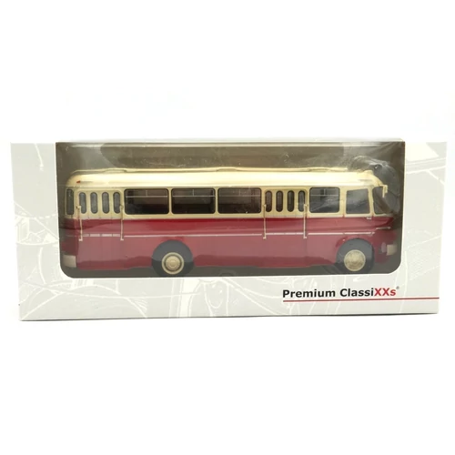  Ikarus 620 Beige/Red 1:43 Modell Autó