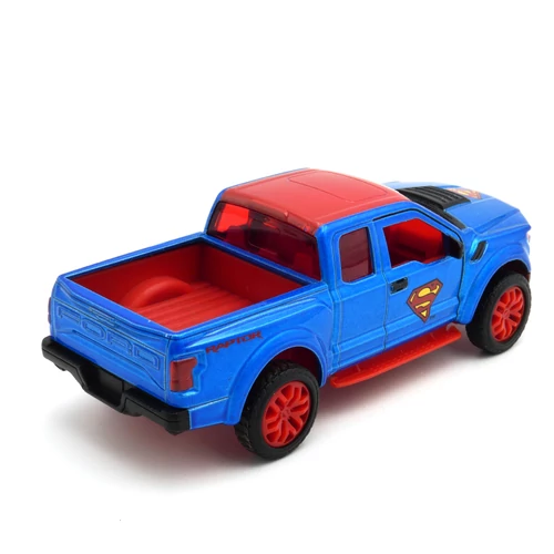 Ford F-150 Raptor Pick-Up Superman Figur Modell autó