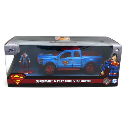 Ford F-150 Raptor Pick-Up Superman Figur Modell autó