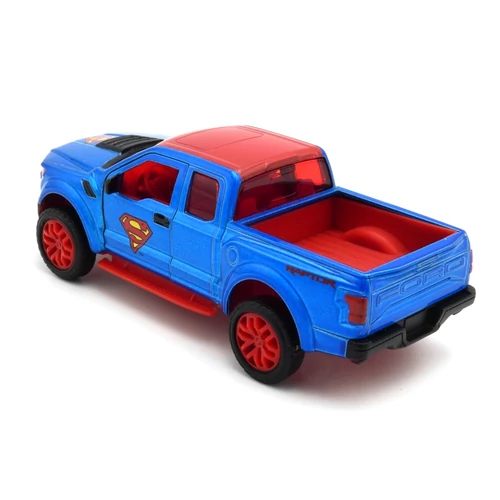 Ford F-150 Raptor Pick-Up Superman Figur Modell autó