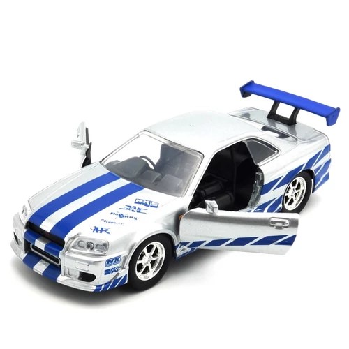 Nissan Skyline GT-R Brian 2db-os 1:32 Modell Autó