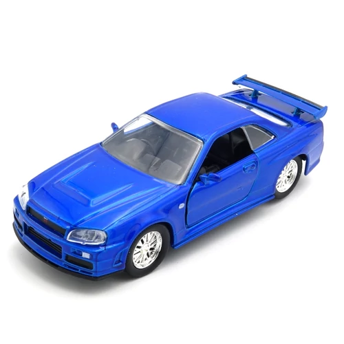 Nissan Skyline GT-R Brian 2db-os 1:32 Modell Autó