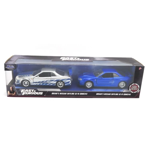 Nissan Skyline GT-R Brian 2db-os 1:32 Modell Autó