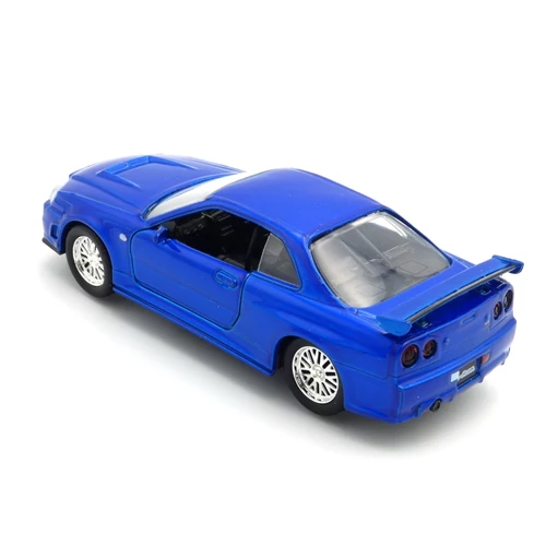 Nissan Skyline GT-R Brian 2db-os 1:32 Modell Autó