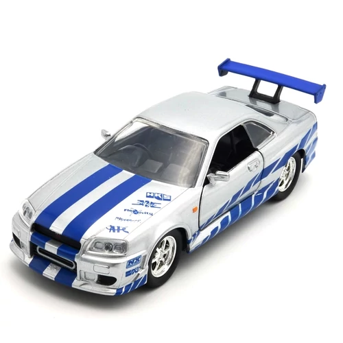 Nissan Skyline GT-R Brian 2db-os 1:32 Modell Autó
