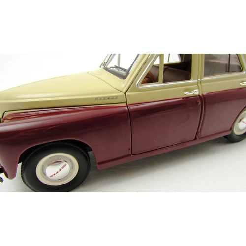 GAZ M20 Pobeda 1:24 bordó-vaj modellautó 2