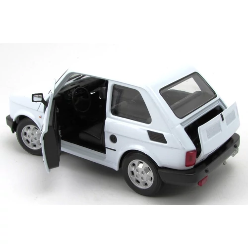  Fiat 126p fehér fémautó