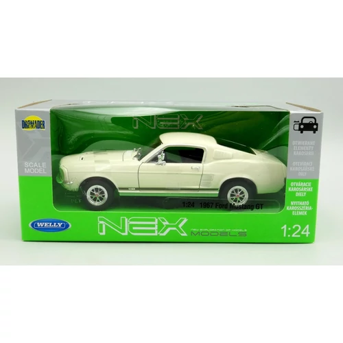 Ford Mustang GT 1967 1:24 Modell Autó
